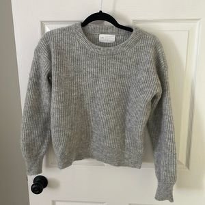 Warm sweater grey color